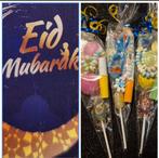 Traktatie eid mubarak snoepzak+speeltje 1.15( geen gelantine, Ophalen of Verzenden, Nieuw, Feestartikel, Verjaardag