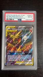 Pokemon Promo Zapdos Moltres Articuno SM210 PSA8, Ophalen of Verzenden, Zo goed als nieuw