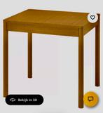 Uitschuifbare eettafel, Ophalen, Overige materialen, Vierkant, Zo goed als nieuw
