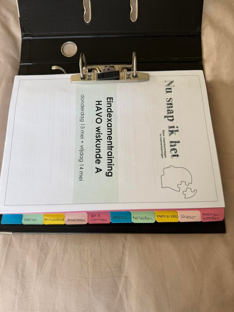 Havo wiskunde A examenvoorbereiding, Boeken, Ophalen of Verzenden, Zo goed als nieuw, HAVO