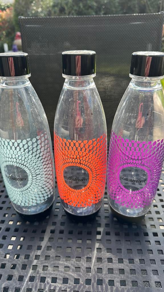 Soda flessen voor Bruiswatermachines 3 flessen, Ophalen of Verzenden, Zo goed als nieuw