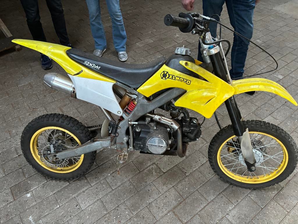 Sendai 49cc crossmotor, Ophalen, Zo goed als nieuw, 49 cc, Overige typen