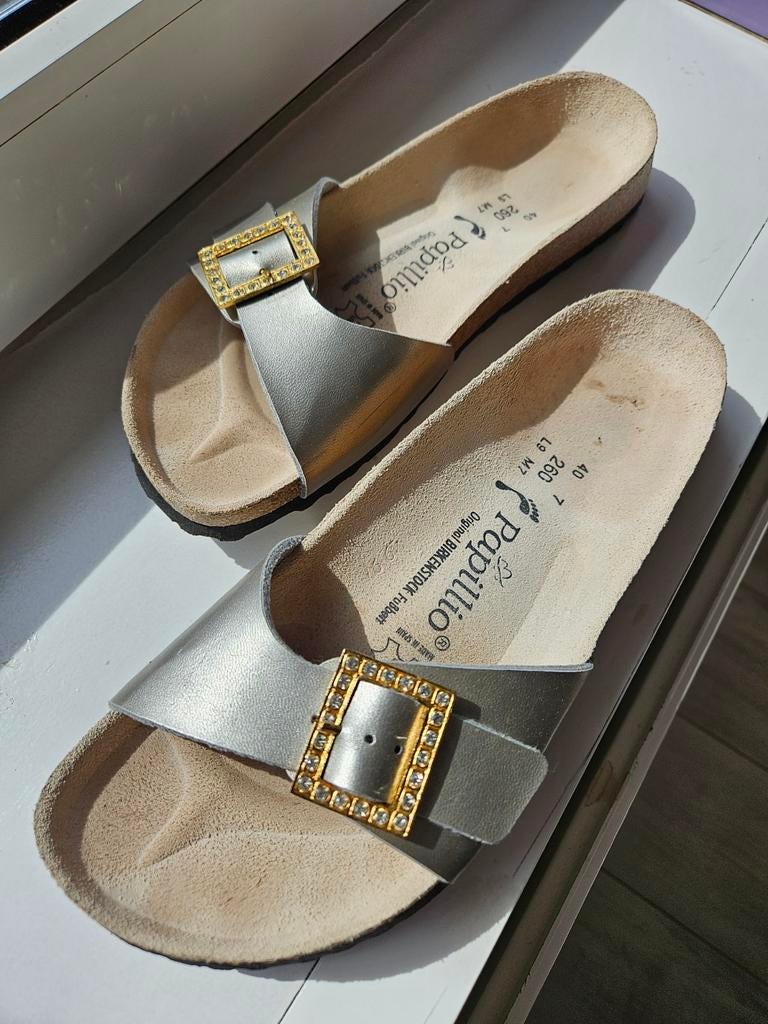 Birkenstock slippers maat 40, Kleding | Dames, Schoenen, Ophalen of Verzenden, Zo goed als nieuw