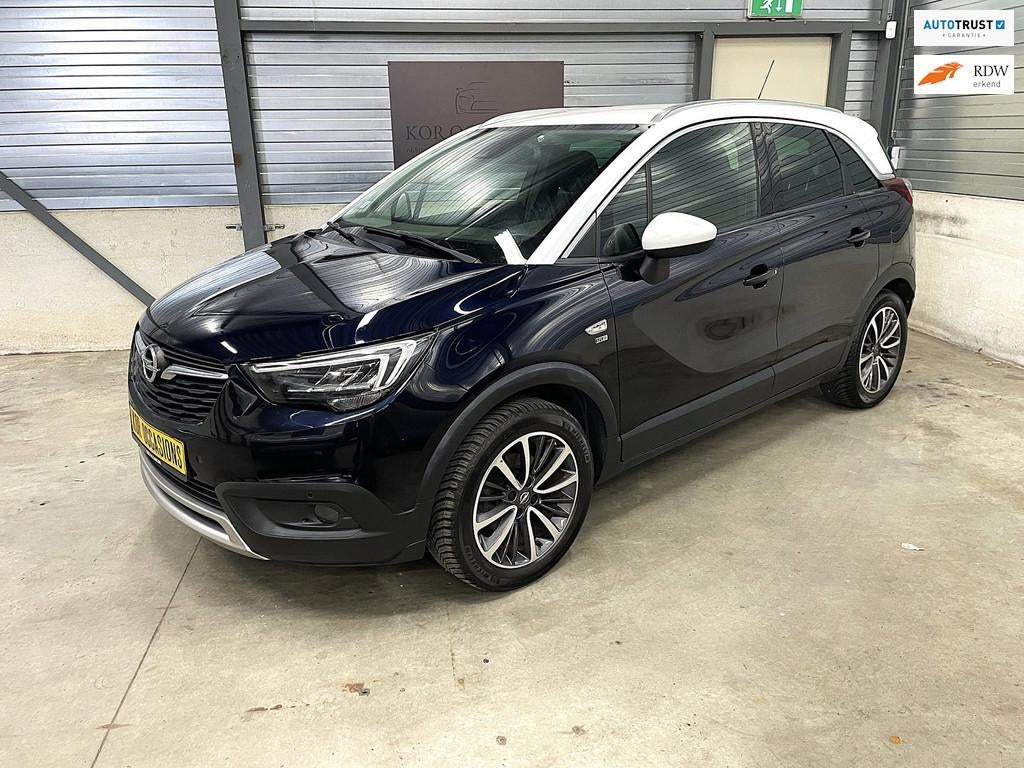 Opel Crossland X 1.2 Turbo Edition 2020 1ste eigenaar LED Tr, Stof, Gebruikt, Zwart, 1199 cc