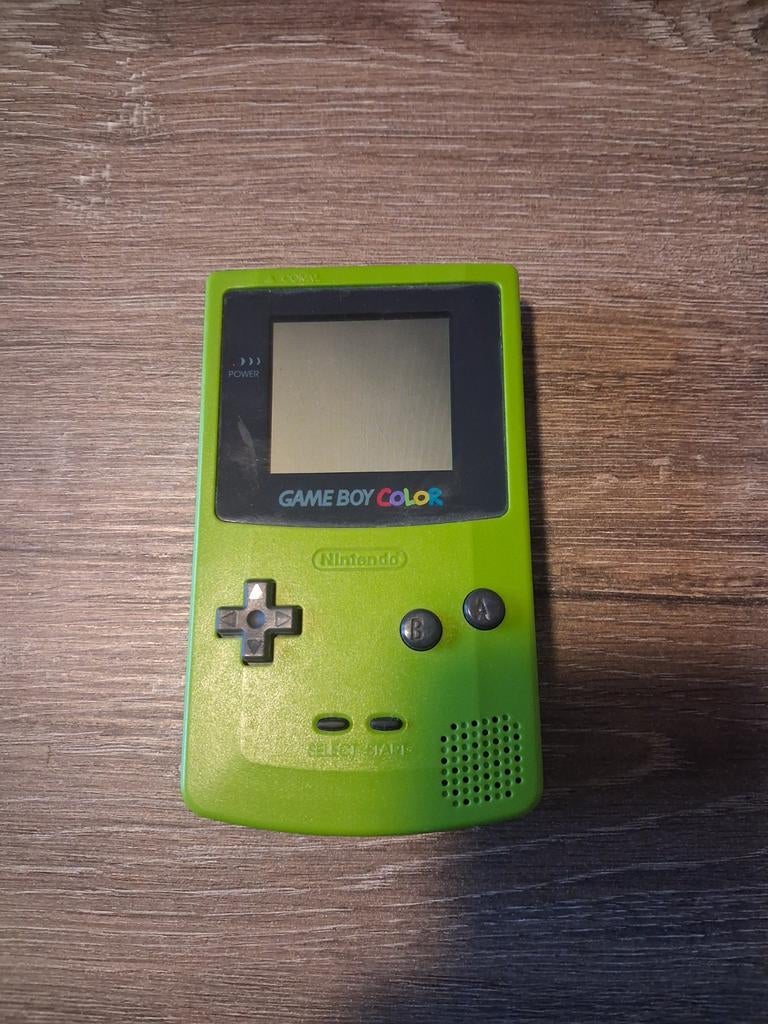 Game Boy Color met spellen - Groen, Spelcomputers en Games, Spelcomputers | Nintendo Game Boy, Ophalen, Gebruikt, Game Boy Color