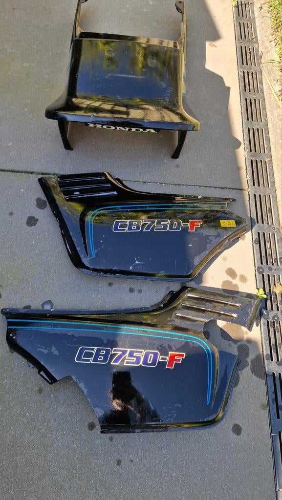 Zijkappen + achterkant Honda CB750F (1986) - Set, Motoren, Ophalen of Verzenden