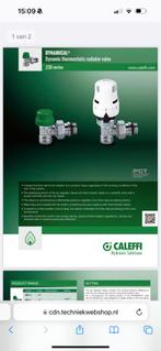 Caleffi Dynamische Thermostatische Radiatorafsluiter, Ophalen of Verzenden, Nieuw