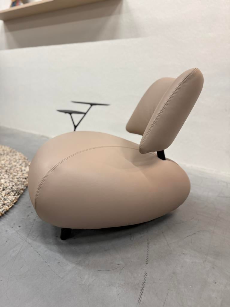 Nieuw Leolux Pallone Fauteuil Raffino leer Dove Stoel, Leolux, Pode Harvink Jori Rolf Benz Design on Stock Eyye Montis, Nieuw