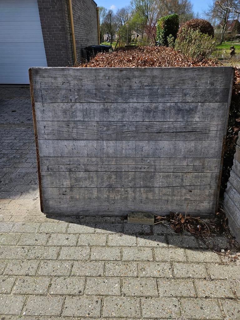 Steenschot hardhout 140x110 4 cm dik, Tuin en Terras, Ophalen