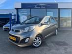 Kia Picanto 1.0 CVVT Super P. Airco l 5Drs l LM velgen, Voorwielaandrijving, Euro 5, Gebruikt, Zwart