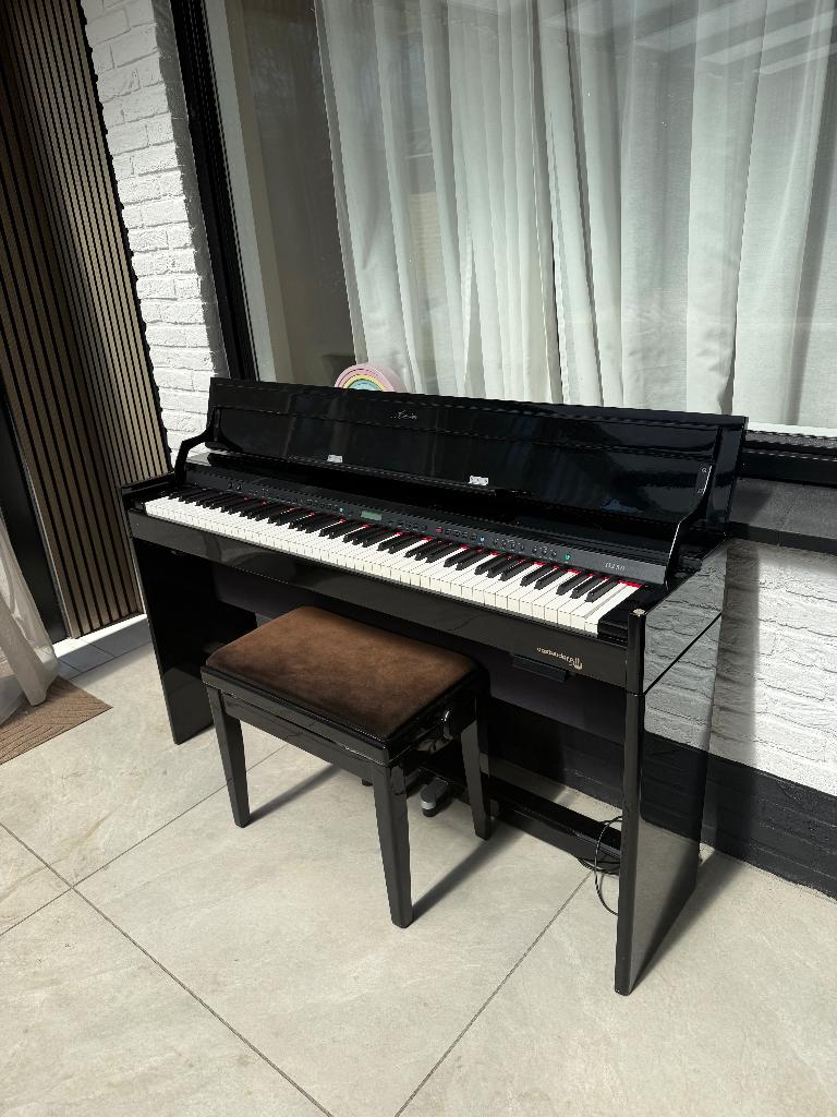 Digitale Piano Amadeus D250 Oostendorp, Ophalen, Gebruikt, Zwart, Piano