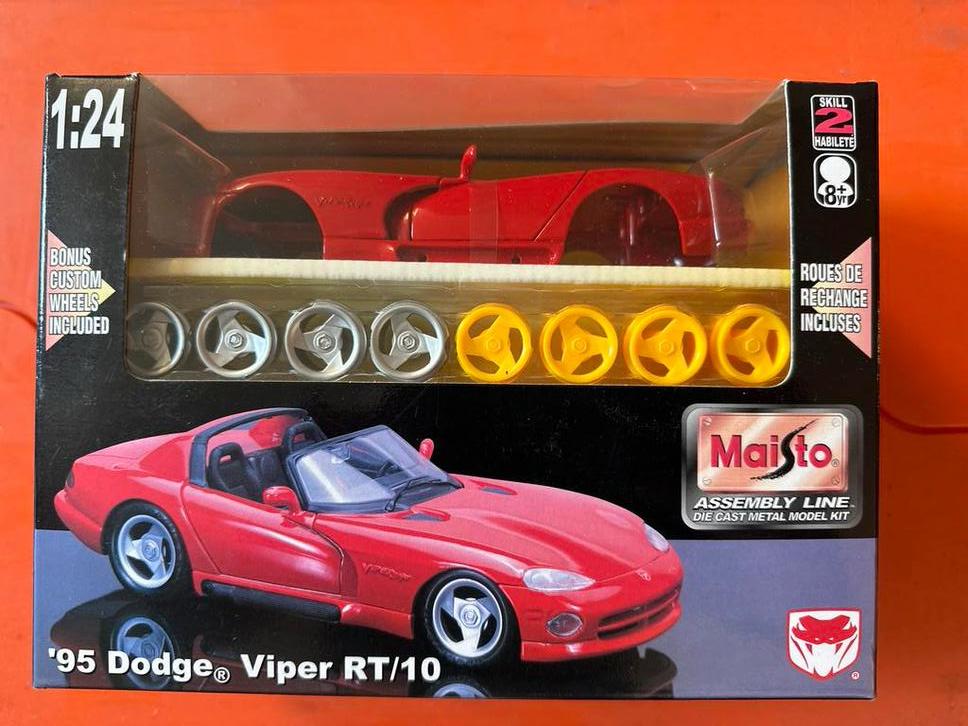 Maisto '95 Dodge Viper RT/10 Modelbouw Kit 1:24, Ophalen, Nieuw, Overige merken