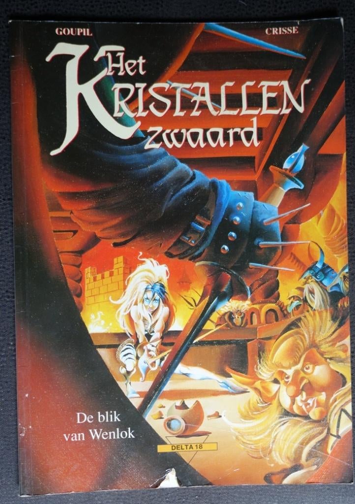 Het kristallen zwaard - 2 De blik van Wenlok - Goupil Crisse, Gelezen, Goupil Crisse, Eén stripboek, Ophalen of Verzenden