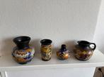Vier gave eskaf vazen, Antiek en Kunst, Antiek | Keramiek en Aardewerk, Ophalen of Verzenden