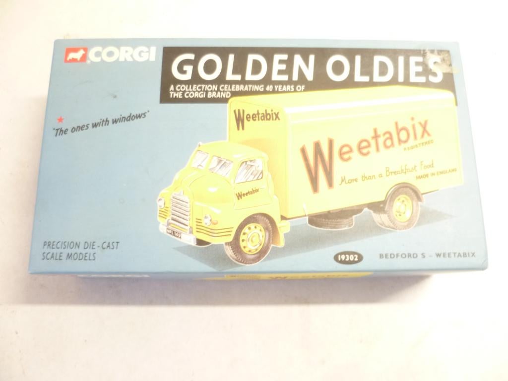 Corgi Toys 19302 Bedford S Weetabix Golden Oldies vrachtauto, Hobby en Vrije tijd, Modelauto's | 1:50, Ophalen of Verzenden, Nieuw