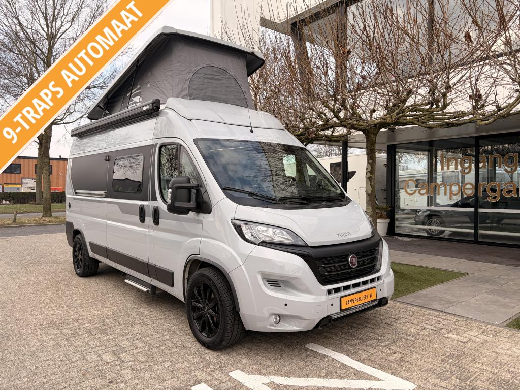 Frankia Yucon 6.0 GD DWARSBED + HEFDAK 9TRAPS AUTOMAAT FIAT8, Caravans en Kamperen, Campers, Bedrijf, tot en met 4, Buscamper of Camperbus