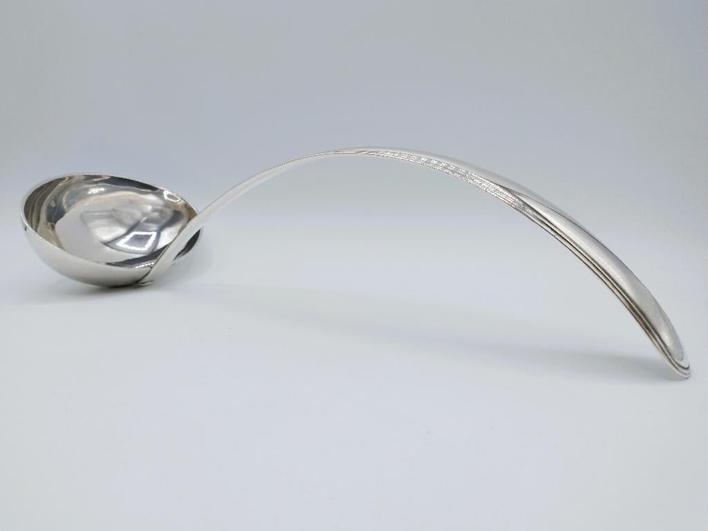 Zilveren soeplepel met filetrand, H. Smits, Amsterdam, 1812, Verzenden
