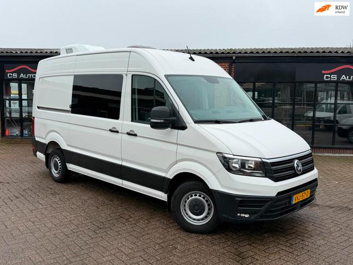 Volkswagen Crafter 35 2.0 TDI L3H3 Highline|140pk|8-2018|eur, Auto's, Bestelauto's, Bedrijf, Te koop, ABS, Achteruitrijcamera