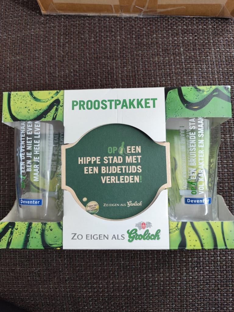Grolsch Proostpakket Deventer editie, Ophalen of Verzenden, Nieuw, Gebruiksvoorwerp
