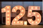 Lichtcijfers 12,5 te huur voor €60, Ophalen, Zo goed als nieuw, Geboorte of Huwelijk