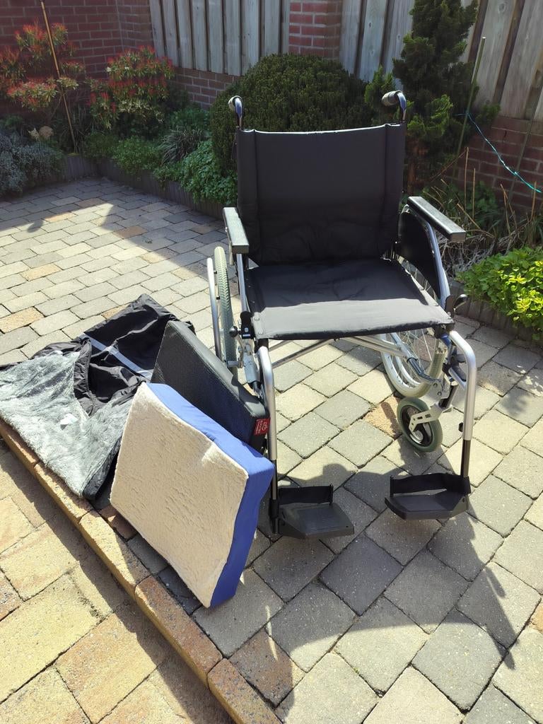Rolstoel extra breed Excel vanos g4 met accessoires, Ophalen, Duwrolstoel