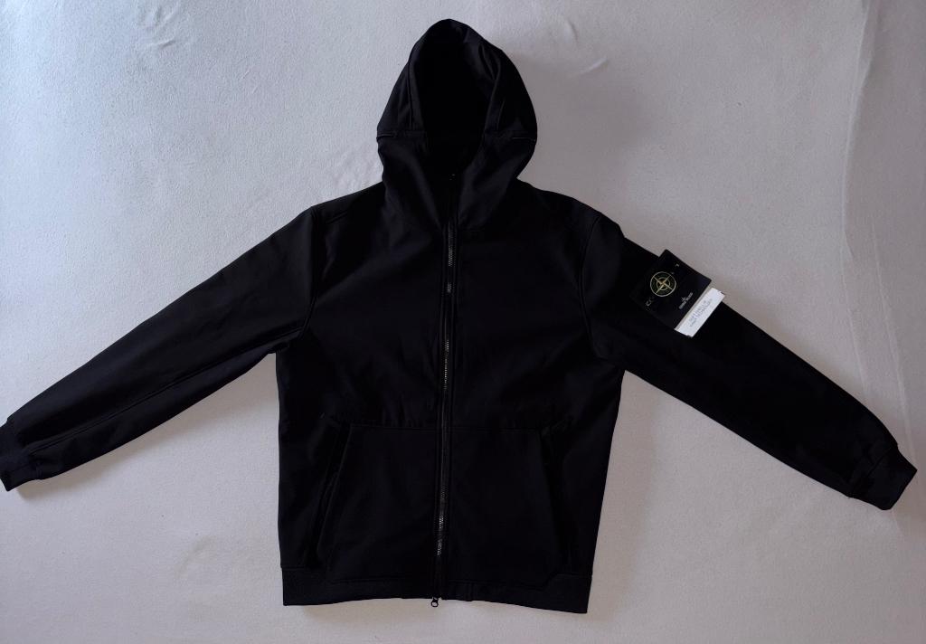 Stone Island Soft Shell-R jas, Kleding | Heren, Jassen | Zomer, Zwart, Ophalen of Verzenden, Stone Island, Maat 56/58 (XL)