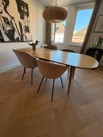 Eethoek met 4 Hay stoelen en Fonq tafel, Huis en Inrichting, Tafels | Eettafels, Ophalen, Overige materialen, 200 cm of meer, 50 tot 100 cm