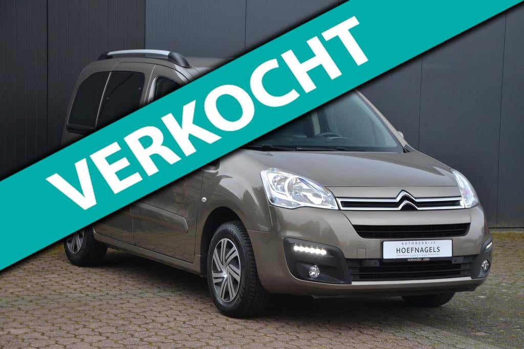 Citroen Berlingo 1.2 PureTech Feel * Airco * 130 pk Turbo be, Voorwielaandrijving, Stof, Gebruikt, 1199 cc