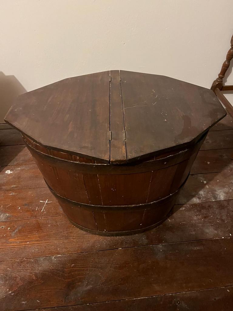 Antieke houten deegbak., Antiek en Kunst, Ophalen of Verzenden