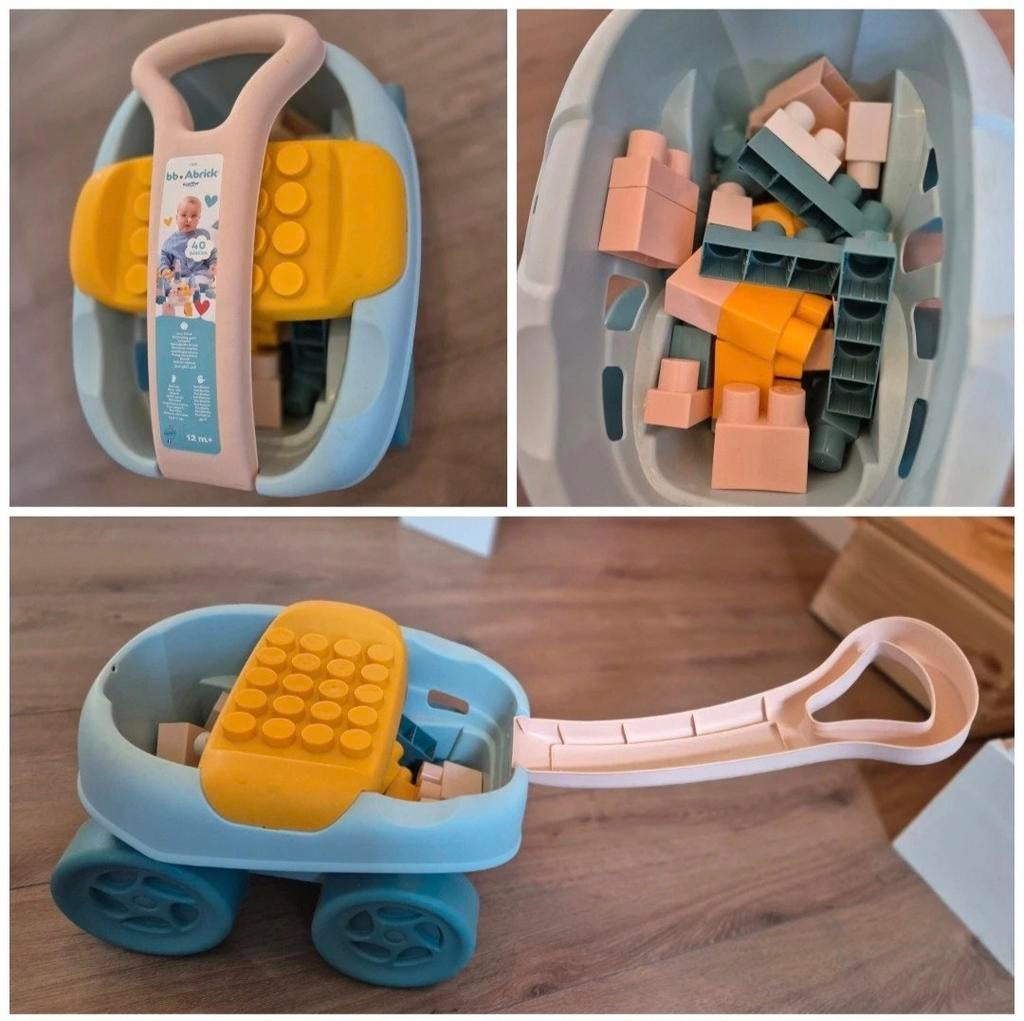 Abrick blokkenkar / bolderkar, Ophalen of Verzenden, Zo goed als nieuw