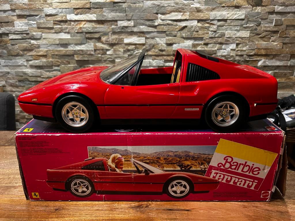 Vintage Mattel Barbie Ferrari 1986 - met doos, Ophalen of Verzenden, Gebruikt