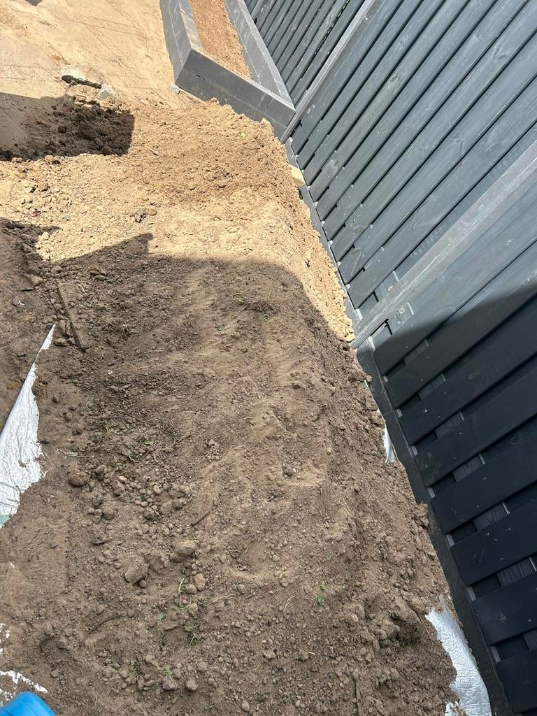 Zwart zand, Tuin en Terras, Zand, Ophalen, Gebruikt, Overige typen