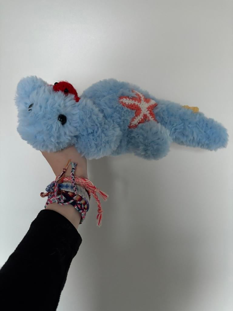 Gehaakte oceaan draak knuffel, Verzenden, Nieuw, Overige typen