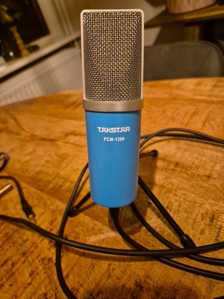 Takstar PCM-1200 Condensator Microfoon, Muziek en Instrumenten, Microfoons, Gebruikt, Studiomicrofoon, Ophalen of Verzenden