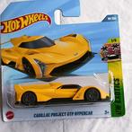 Hot Wheels Cadillac Project GTP Hypercar Geel 1/5 HW Exotics, Overige merken, 1:50 of kleiner, Auto, Nieuw