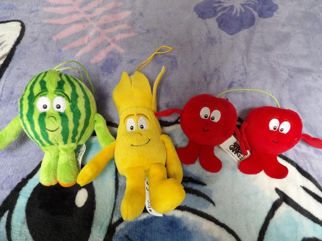 nieuw 3x Lidl vitamini's, fruit banaan, kersen en meloen, Overige karakters, Overige typen, Nieuw, Ophalen of Verzenden