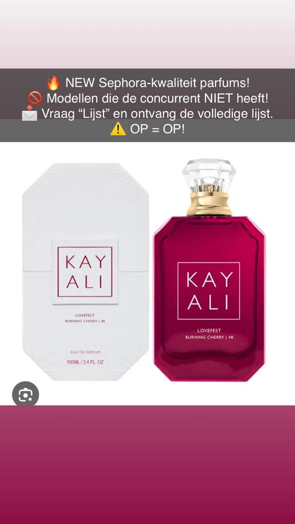 Partij Parfums Sephora Parfum GOEDKOOPSTE VAN EU, Ophalen of Verzenden, Nieuw