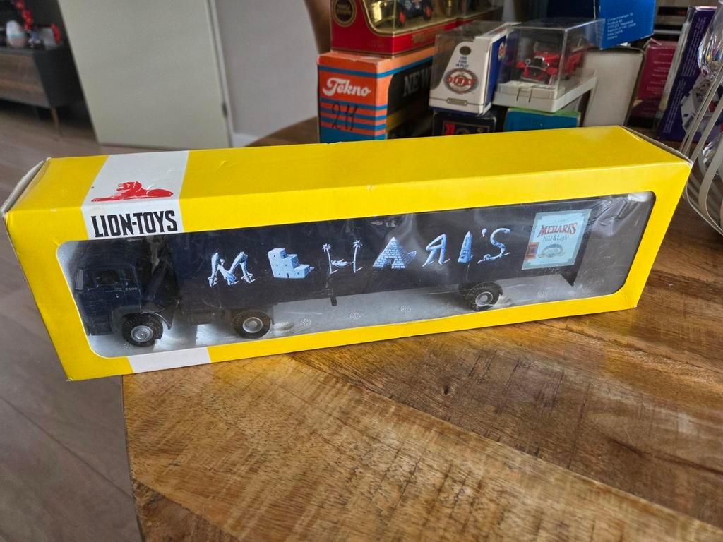 Meharis vrachtwagen DAF 2500 turbo Lion Toys 1:50, ., Ophalen of Verzenden, Zo goed als nieuw, .
