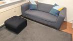 IKEA Klippan bank met poef z.g.a.n., Ophalen, Modern, Compact, 150 tot 200 cm, Tweepersoons