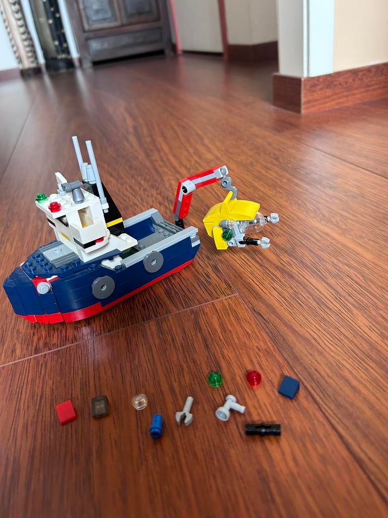 Lego set 31045, Ocean Explorer (3-in-1), Kinderen en Baby's, Speelgoed | Duplo en Lego, Lego, Compleet, Ophalen of Verzenden, Zo goed als nieuw