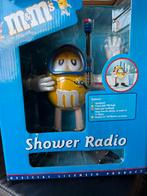 M&M's Douche Radio - Geel, Spatwaterdicht, AM/FM, Ophalen, Nieuw, Radio