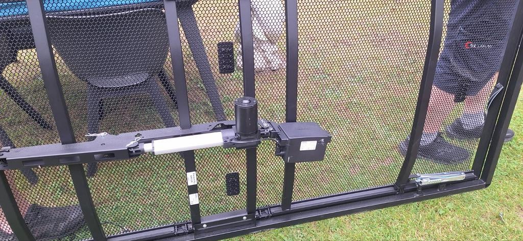 Auping 90-200 verstelbare bodem en afstandsbediening, Ophalen, 90 cm, Eenpersoons, Zwart