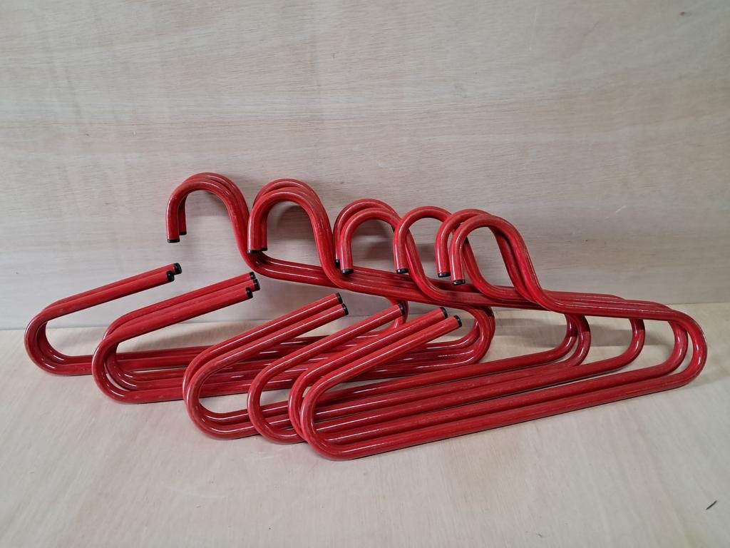 10 vintage rode IKEA kapstokken - JARE model, Ophalen of Verzenden, Gebruikt, Metaal, Kinderen en Volwassenen