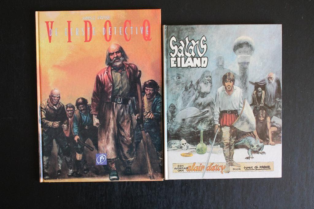 Hans Kresse - Vidocq en Satans eiland - hardcover, Boeken, Meerdere stripboeken, Ophalen of Verzenden, Zo goed als nieuw