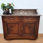 Vintage Frans dressoir ladekast commode met marmer blad 02, Valkenswaard, Gebruikt, Info@flashbackfurniture.nl, Flashback Furniture