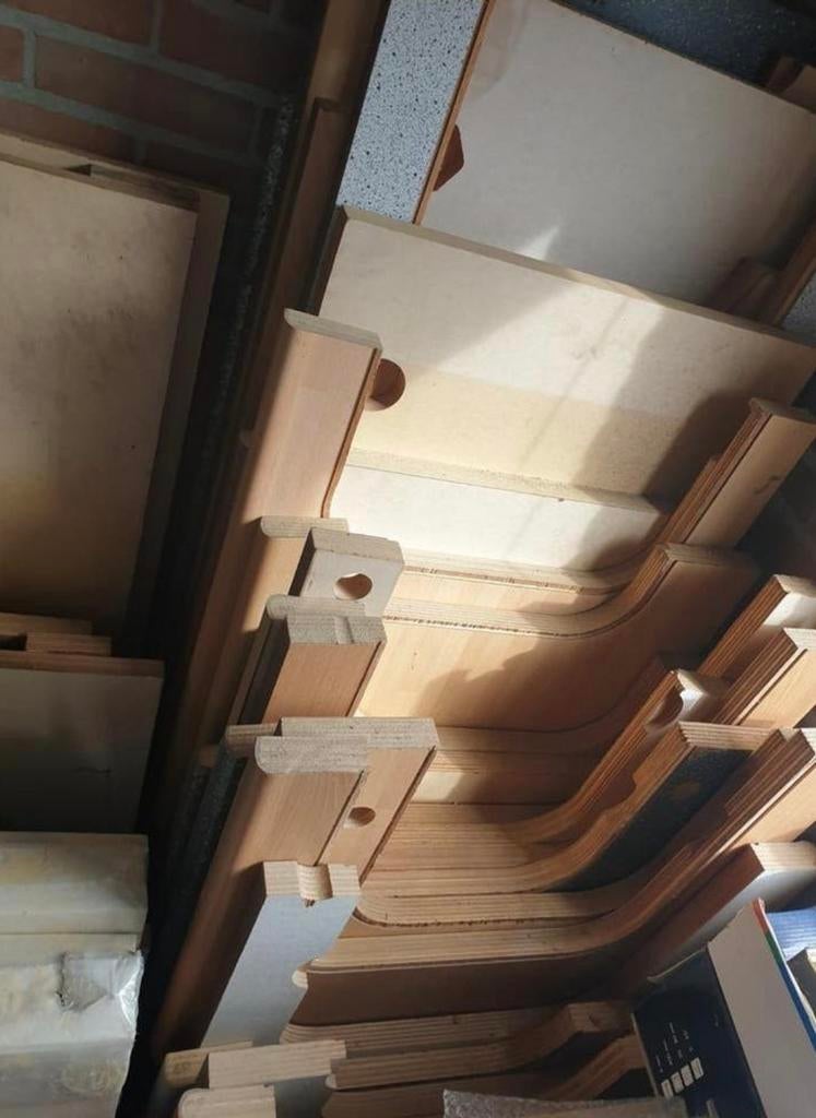 Multiplex platen van restanten aanrechtbladen, Ophalen, Minder dan 25 mm, Overige typen, 200 tot 250 cm