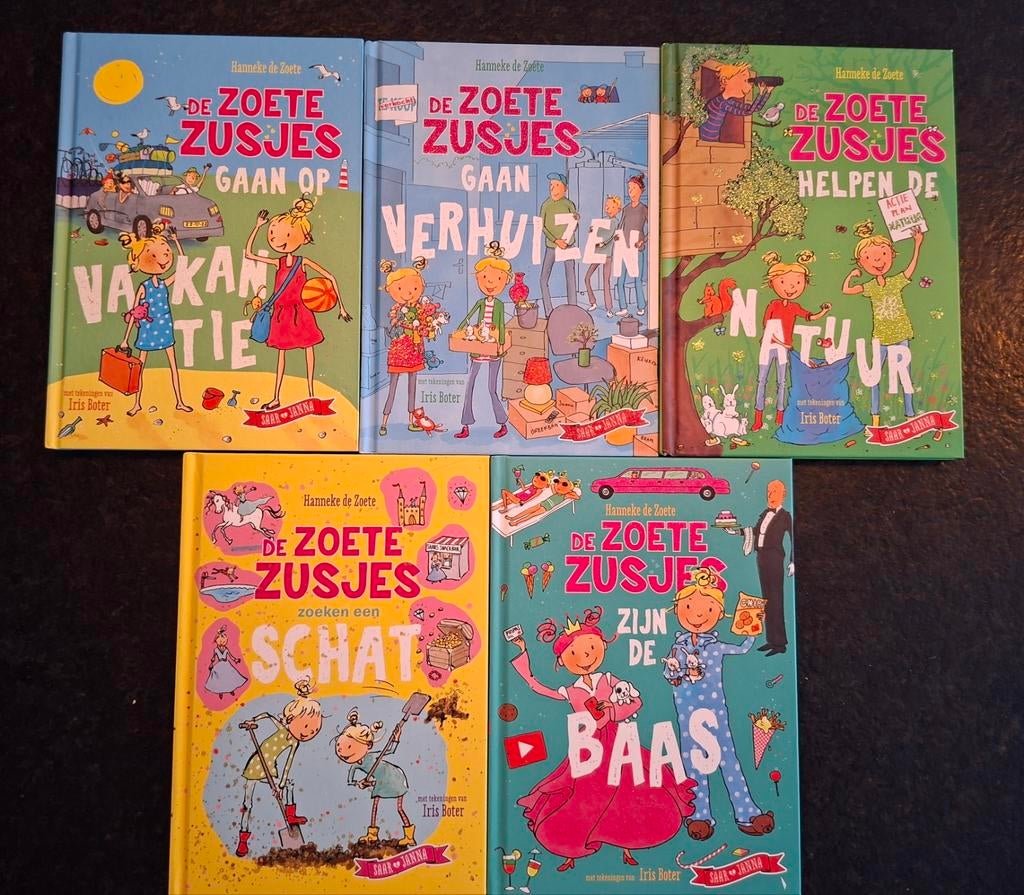 De Zoete Zusjes Boeken 5x. €10,- euro per stuk., Ophalen of Verzenden, Zo goed als nieuw, Fictie algemeen