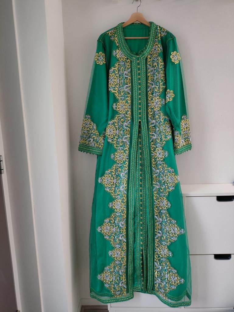Mooie groene takchita, maat XXL, Kleding | Dames, Gelegenheidskleding, Ophalen