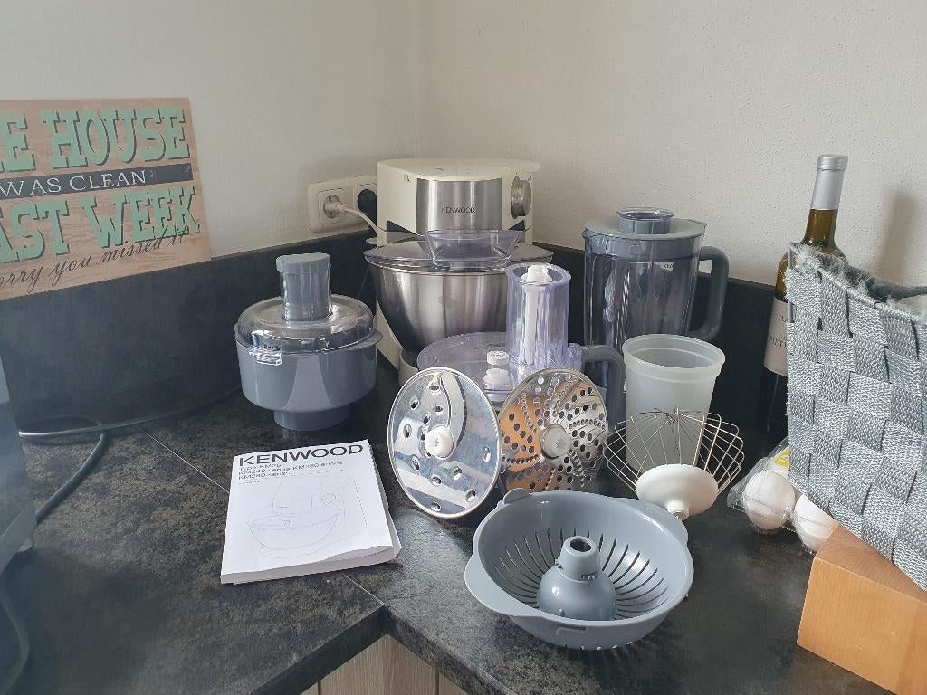 Kenwood keukenmachine, Ophalen, Gebruikt, 1 tot 2 liter, 3 snelheden of meer
