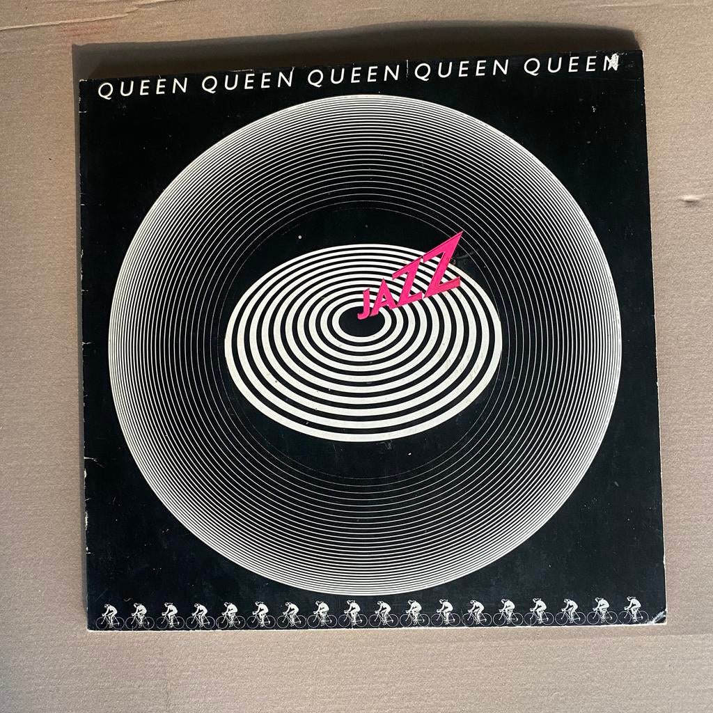 Lp - queen - jazz , met de bijbehorende iconische poster, Cd's en Dvd's, Vinyl | Rock, Ophalen of Verzenden, Gebruikt, 12 inch